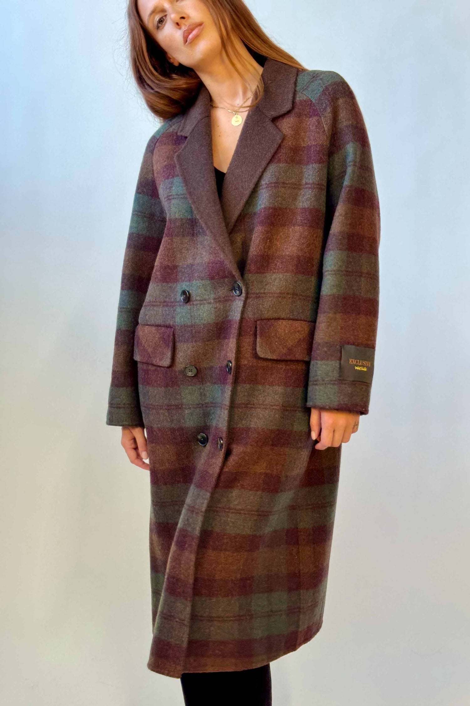 Cappotto Scozzese Marrone