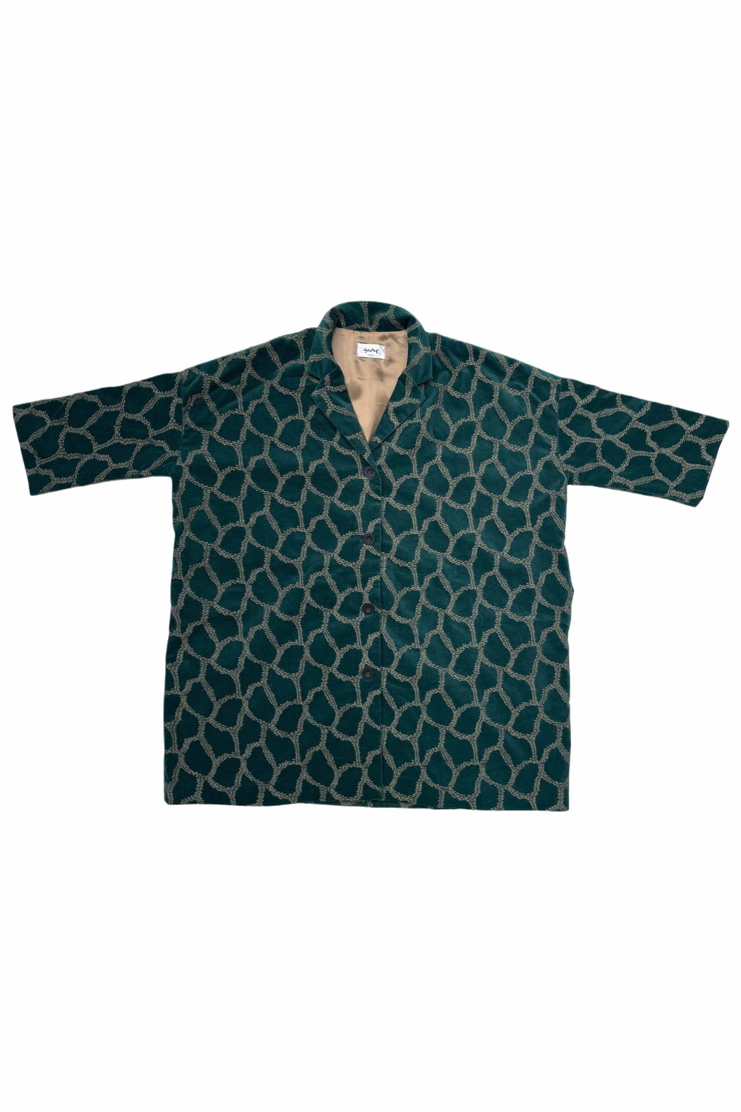 Giacca Kimono Velluto Operato