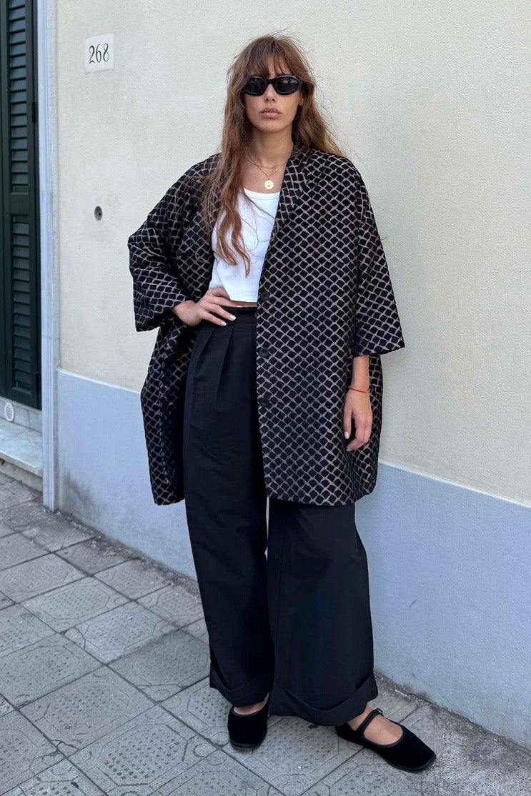 Giacca Kimono Velluto