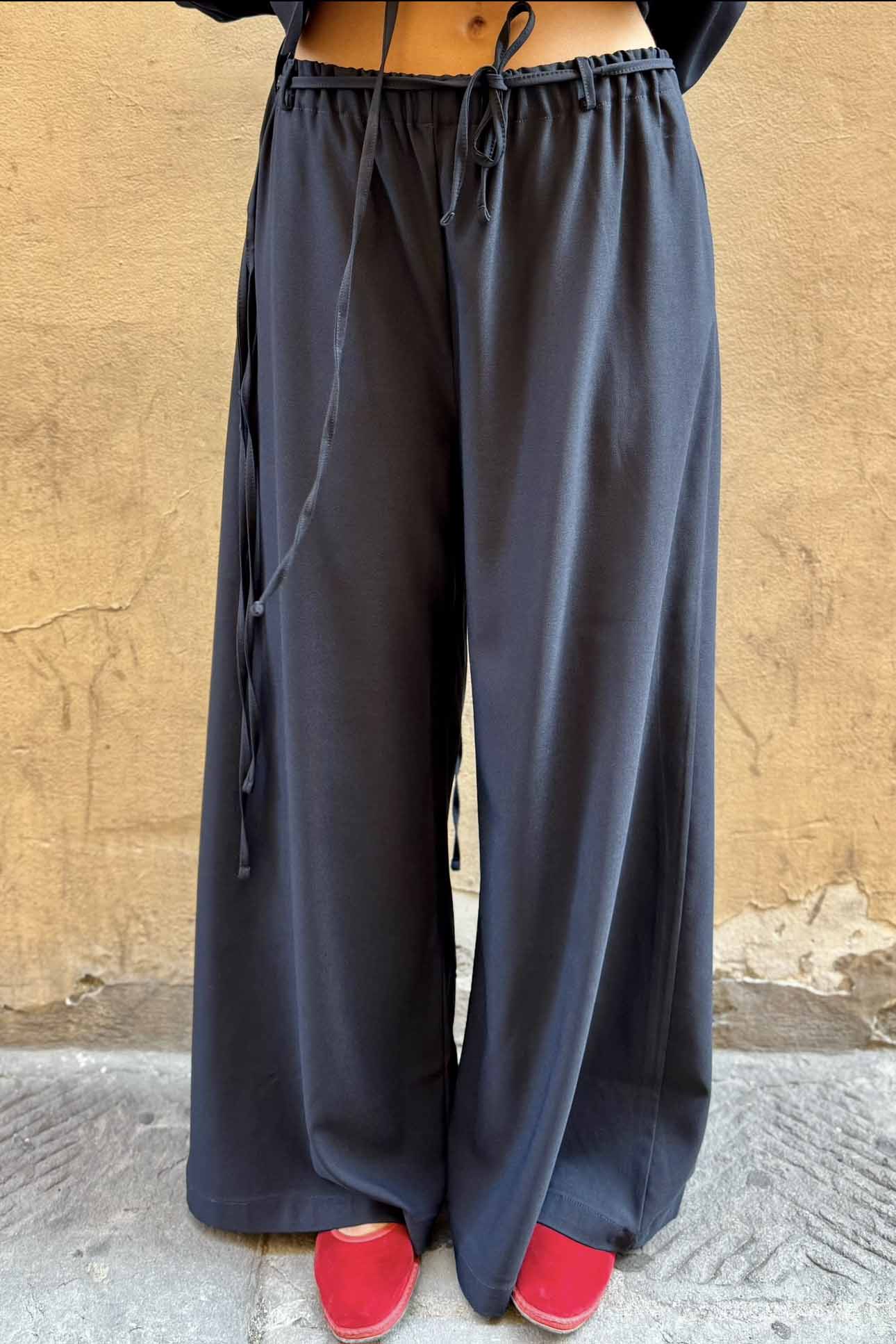 Pantalone a completo kimono Onice