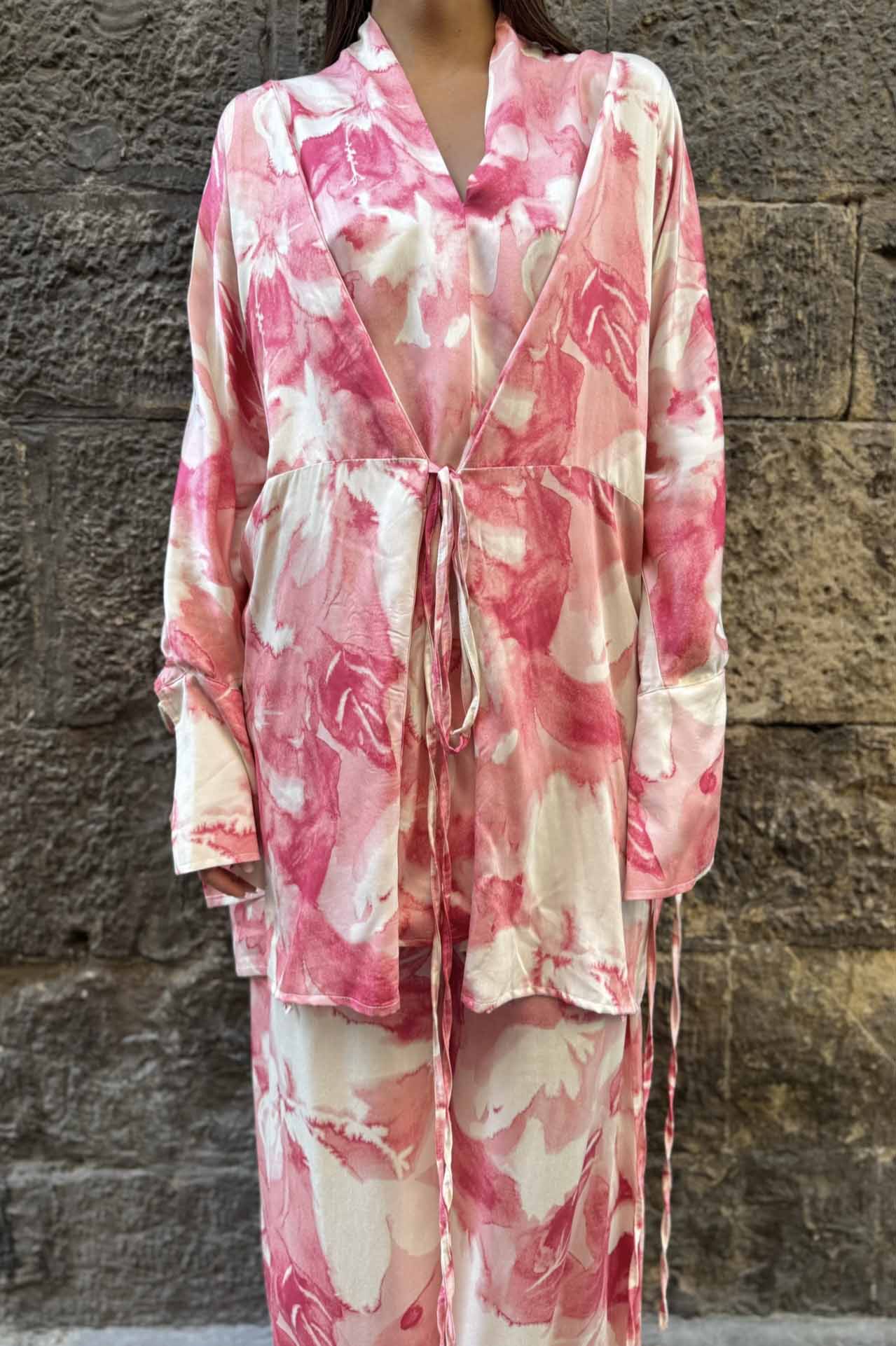 Abito Kimono Corto Flora