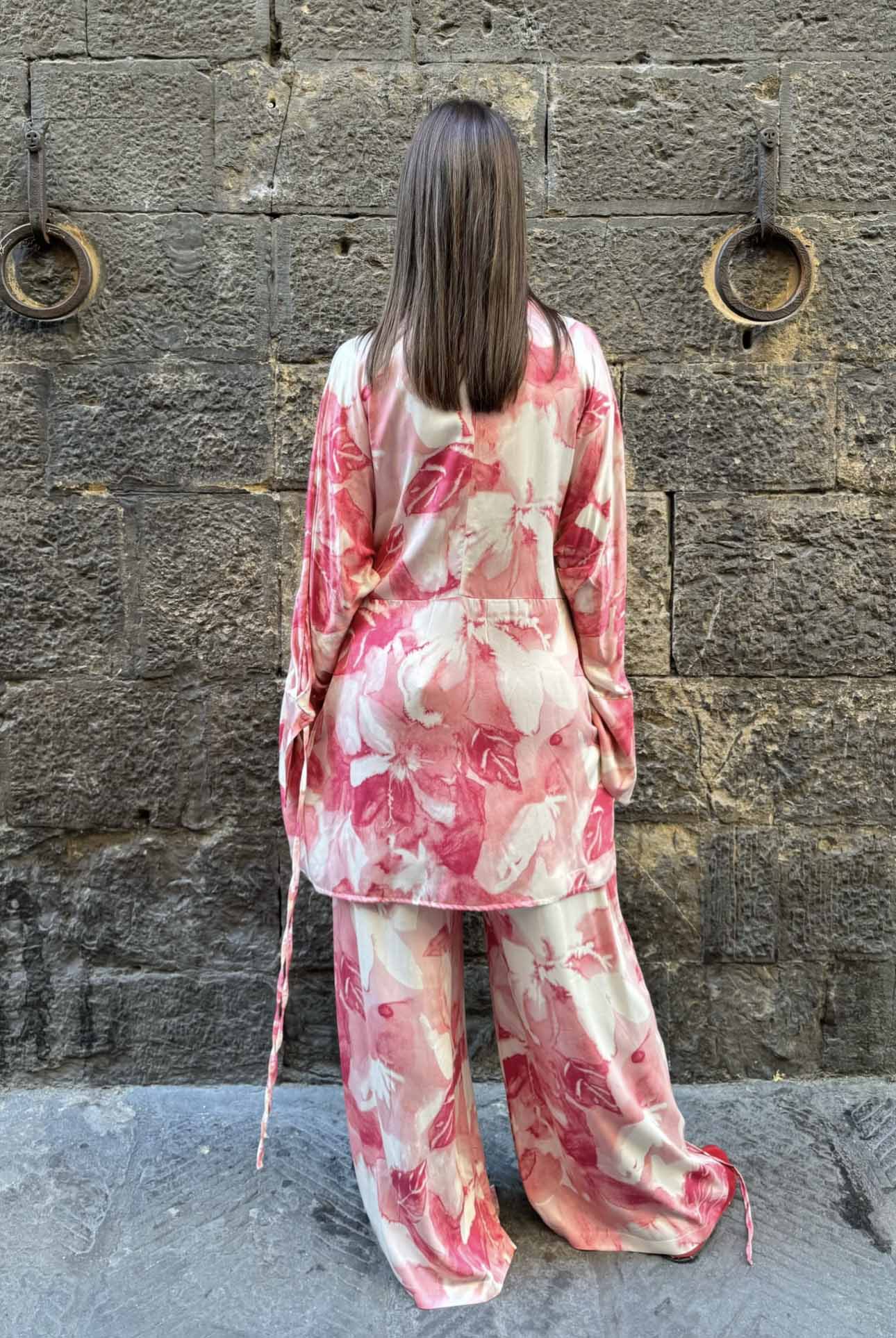 Pantalone a completo kimono Flora
