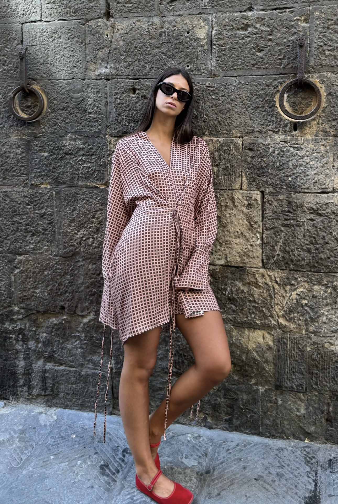 Abito Kimono Corto Agata