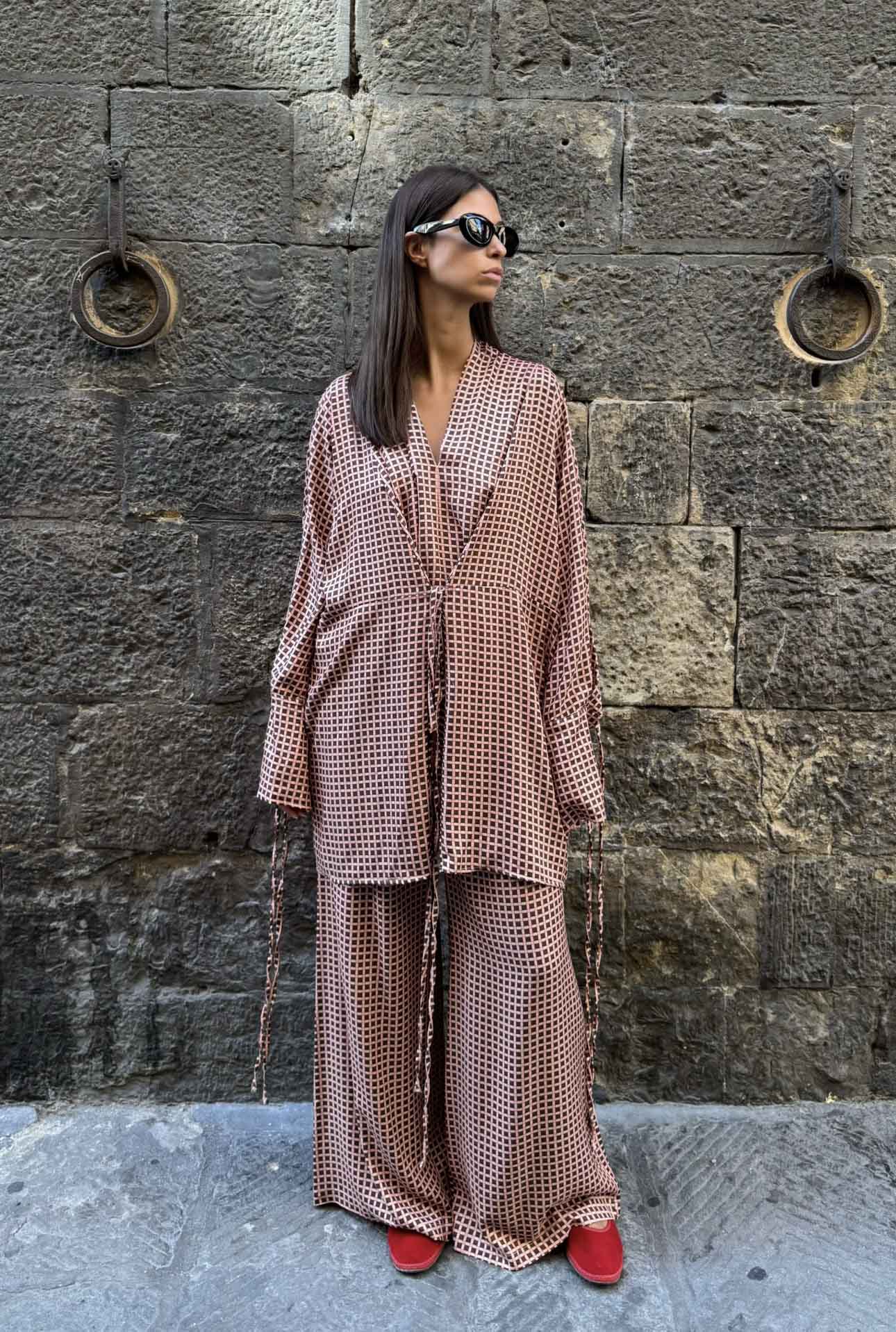 Pantalone a completo kimono Agata