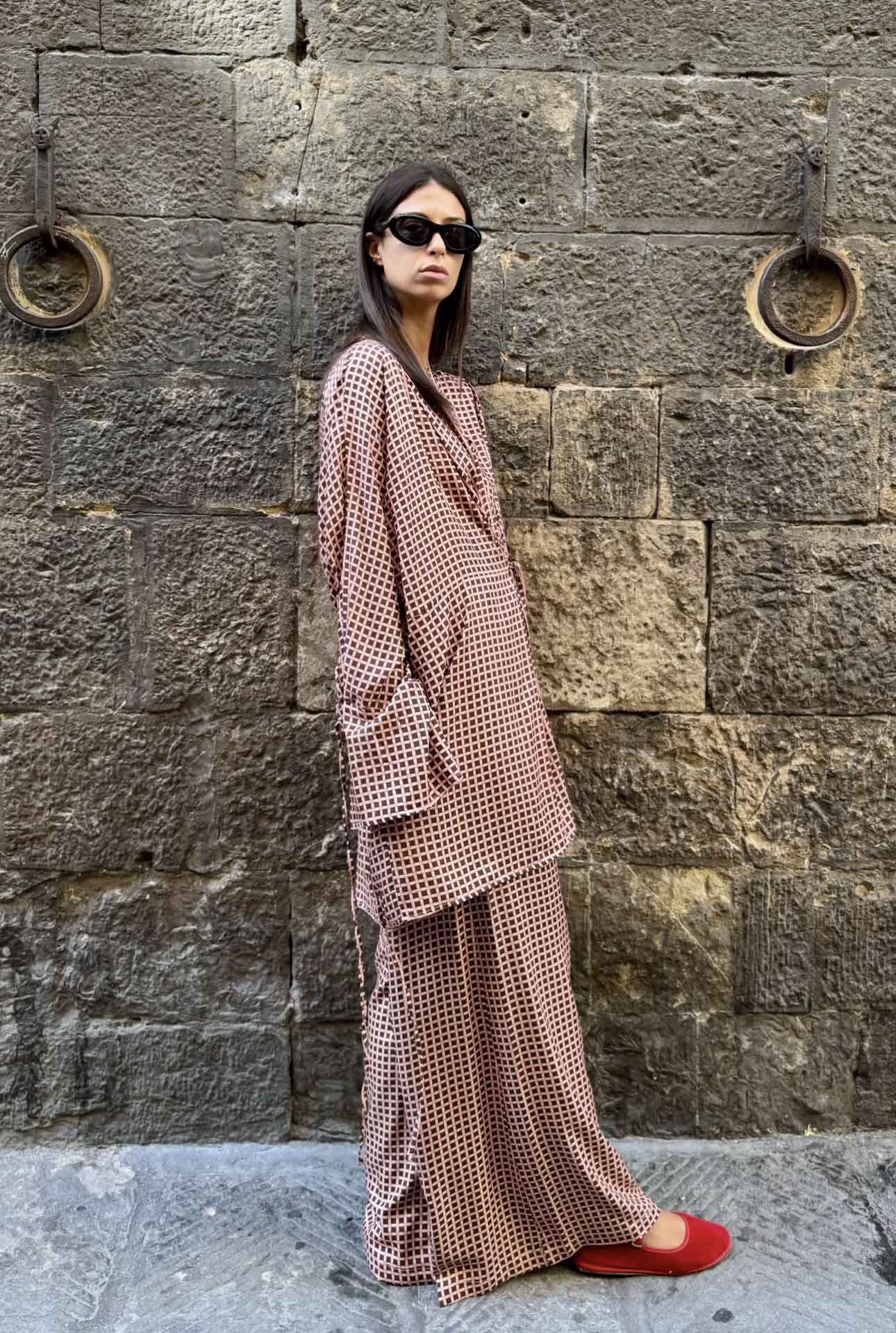 Pantalone a completo kimono Agata