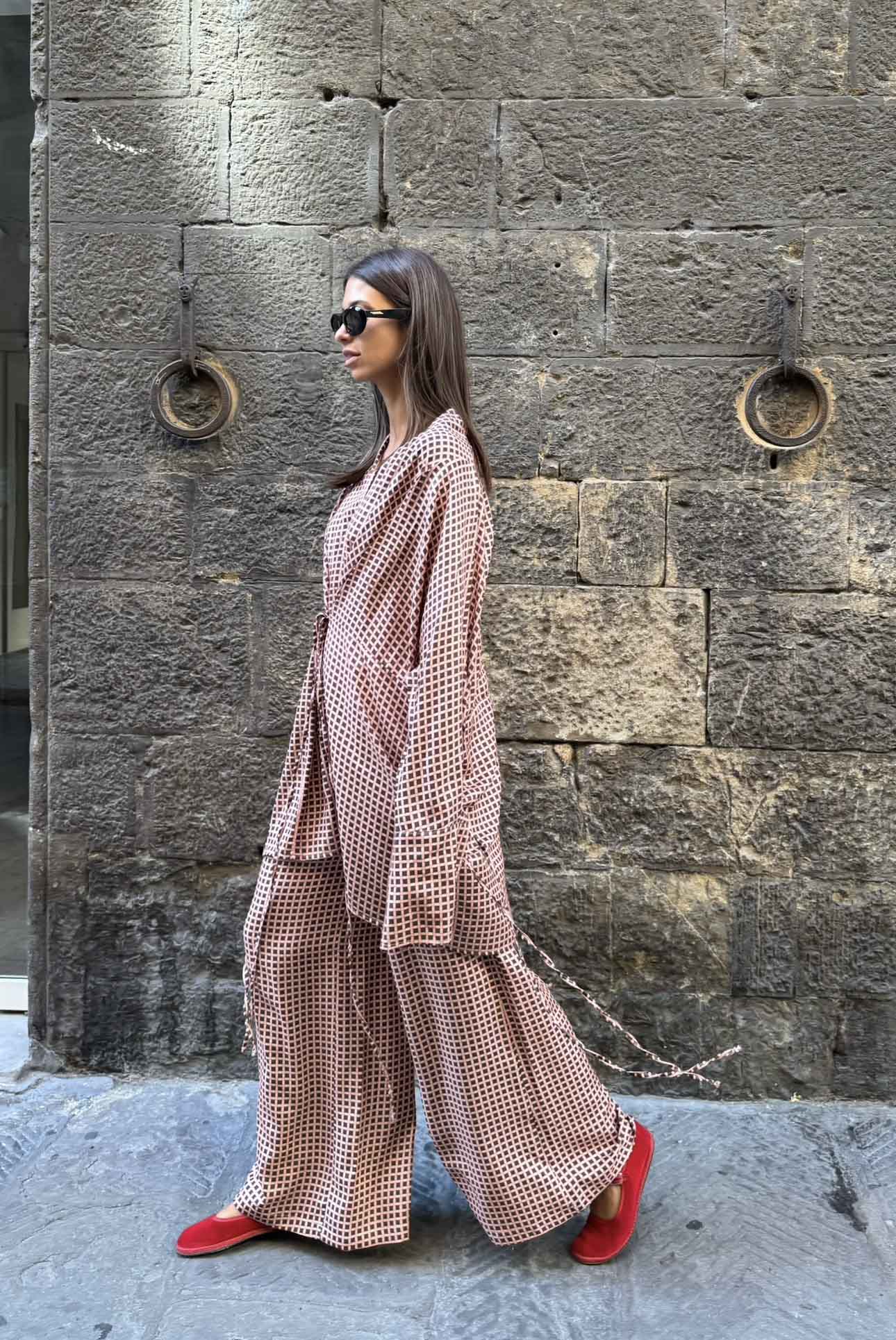 Pantalone a completo kimono Agata