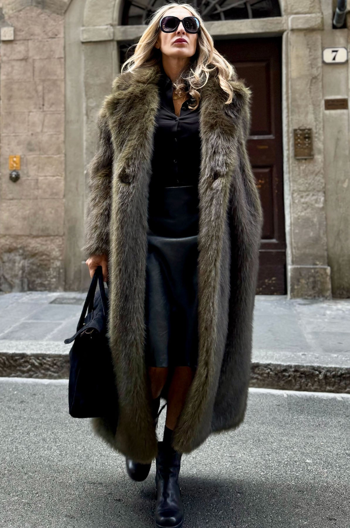 Cappotto Ecopelliccia