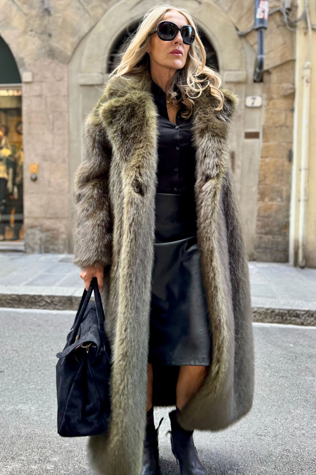 Cappotto Ecopelliccia