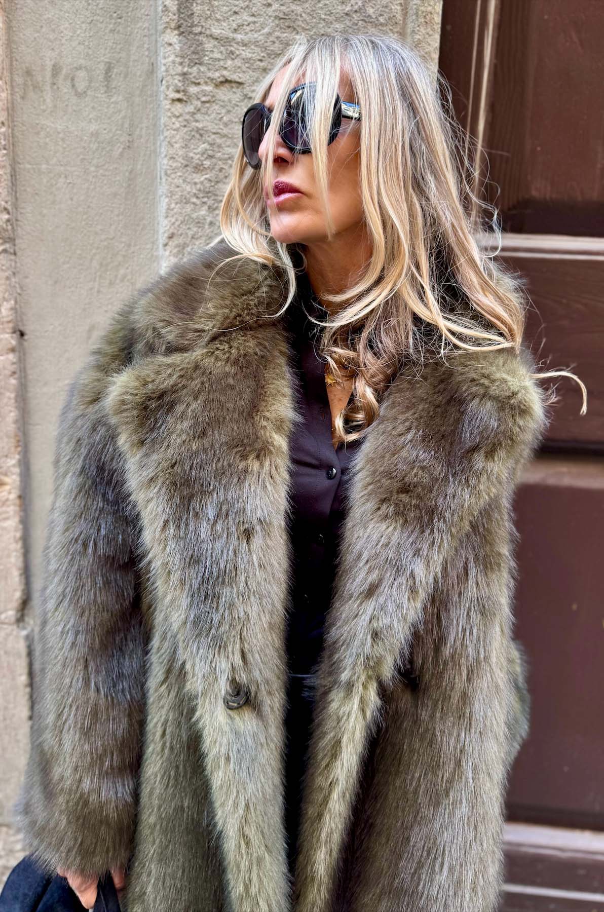 Cappotto Ecopelliccia