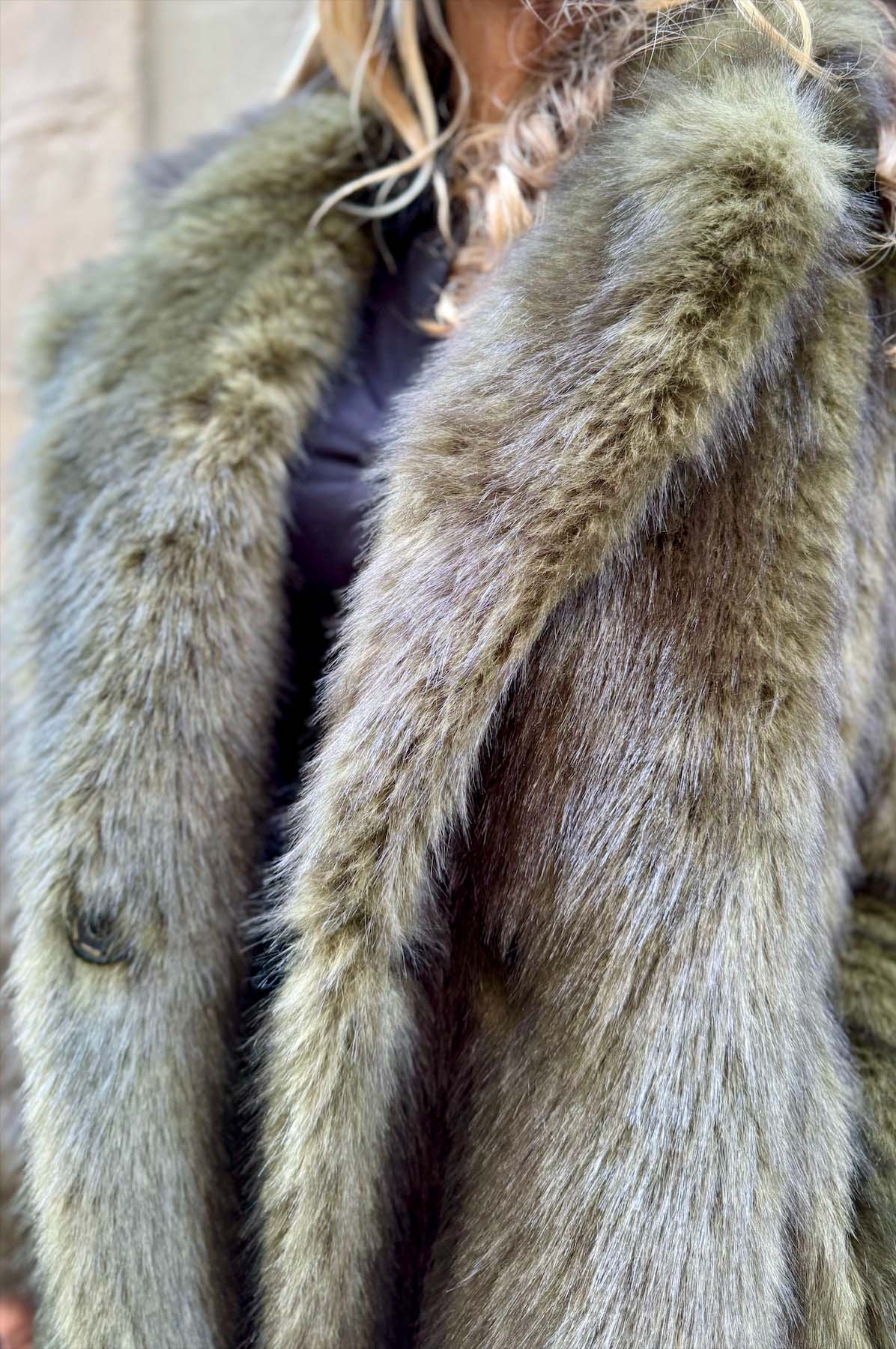 Cappotto Ecopelliccia