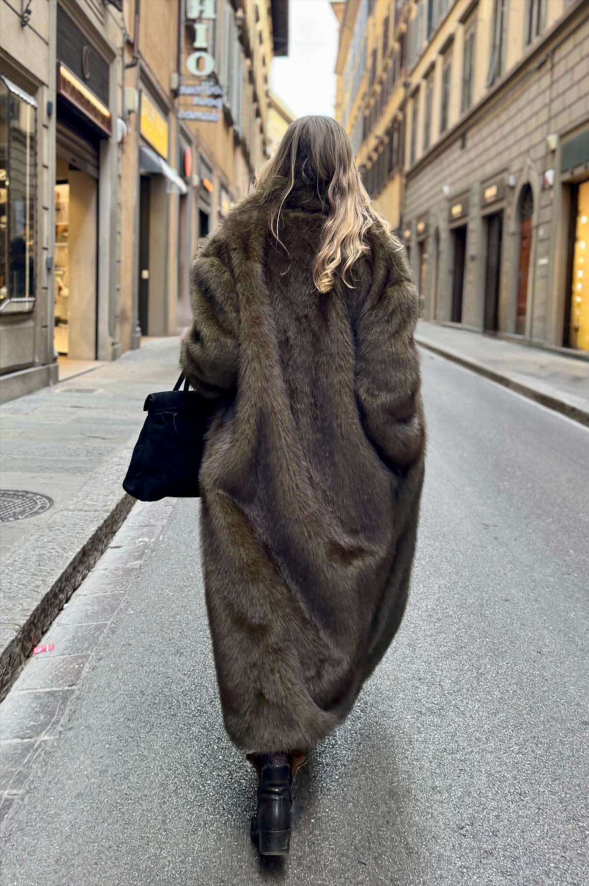 Cappotto Ecopelliccia