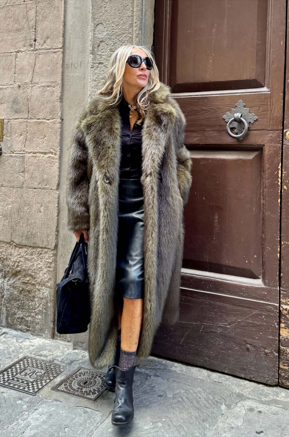 Cappotto Ecopelliccia