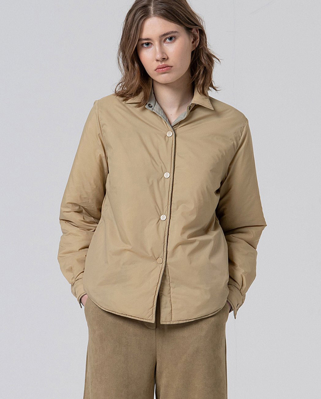 Giacca Camicia Trapuntata