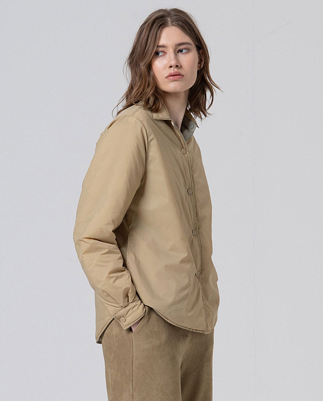 Giacca Camicia Trapuntata