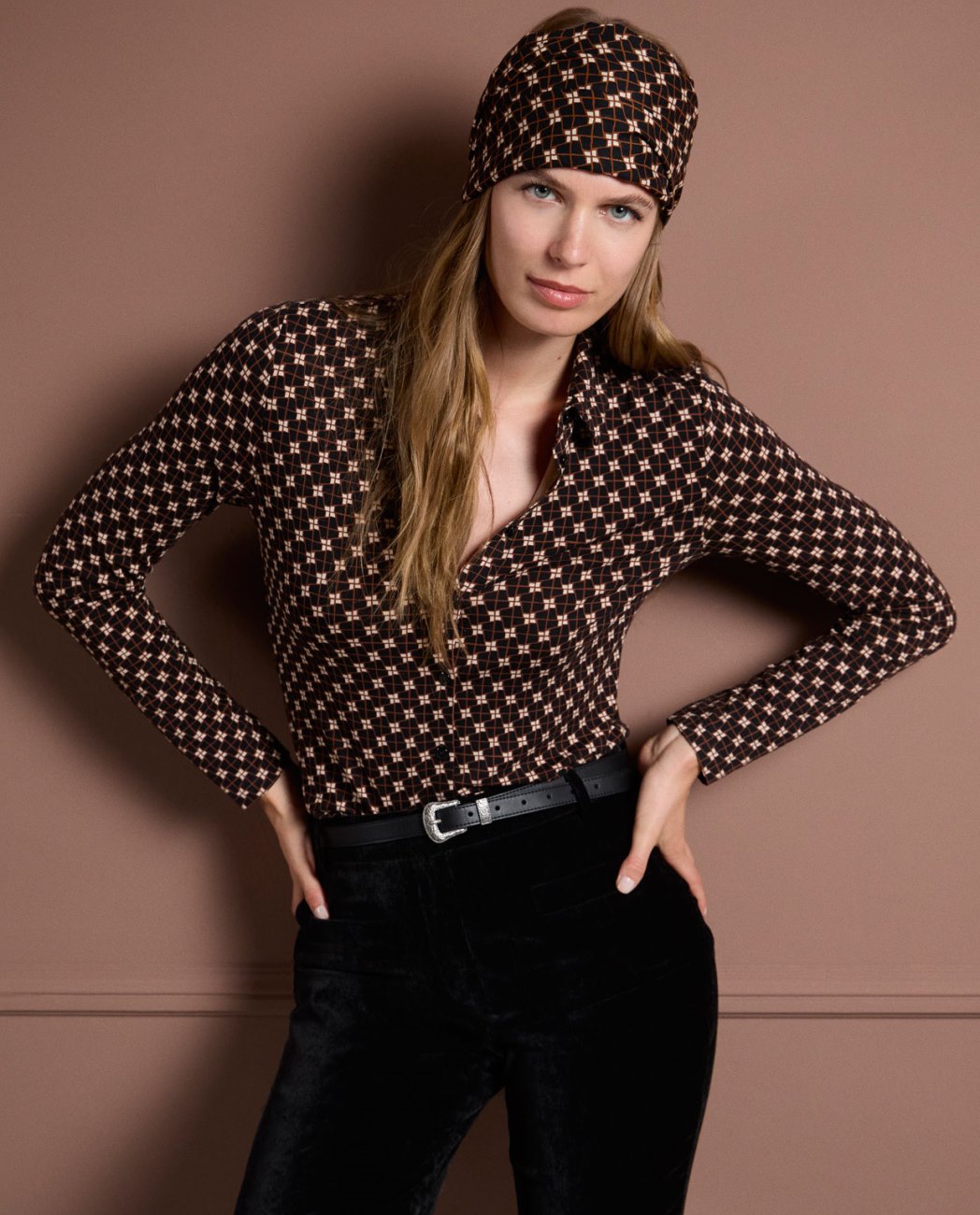 Camicia Micro Fantasia