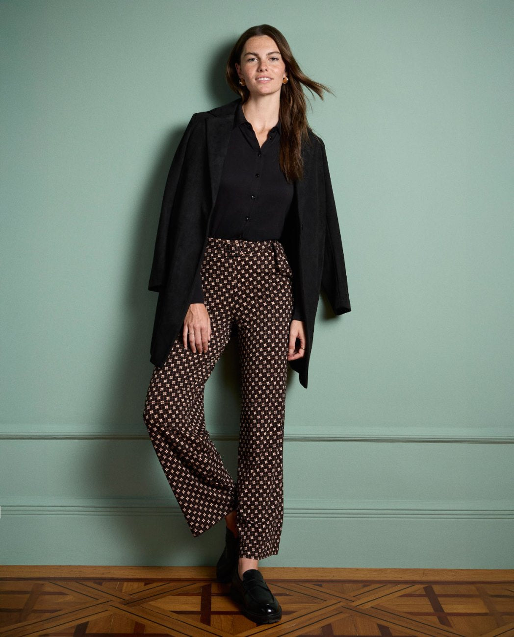 Pantalone Elasticizzato Micro fantasia