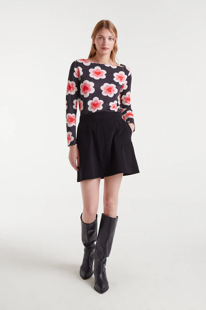 Maglietta con stampa SweetHeart