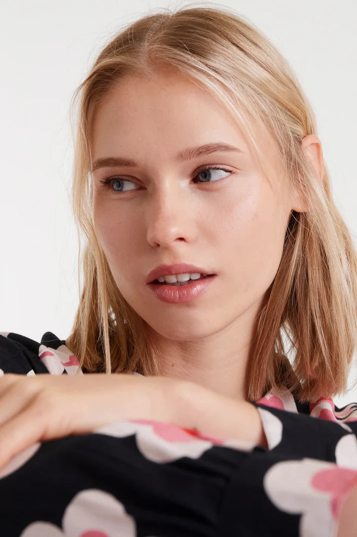 Camicia con stampa a cuore