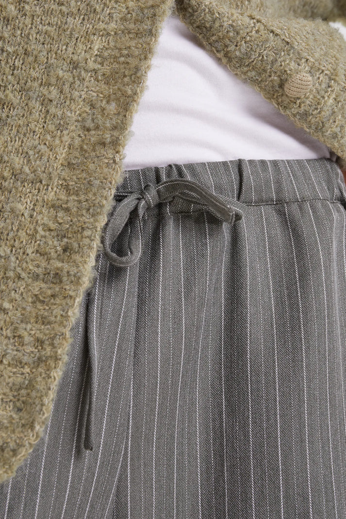 Pantalone gessato grigio