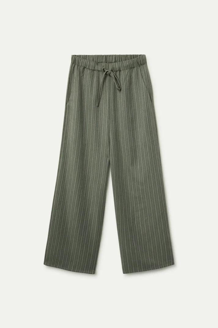 Pantalone gessato grigio