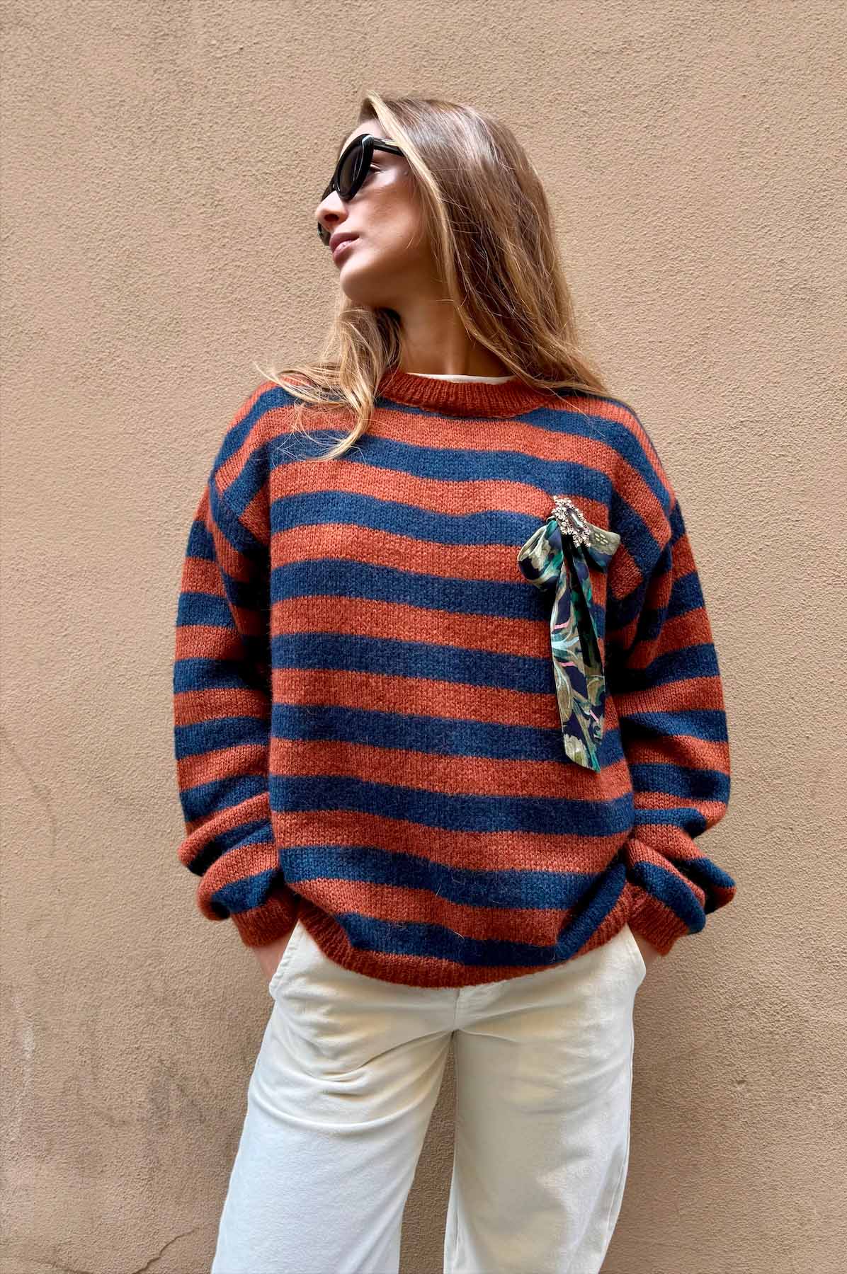 Maglia Riga Paricollo