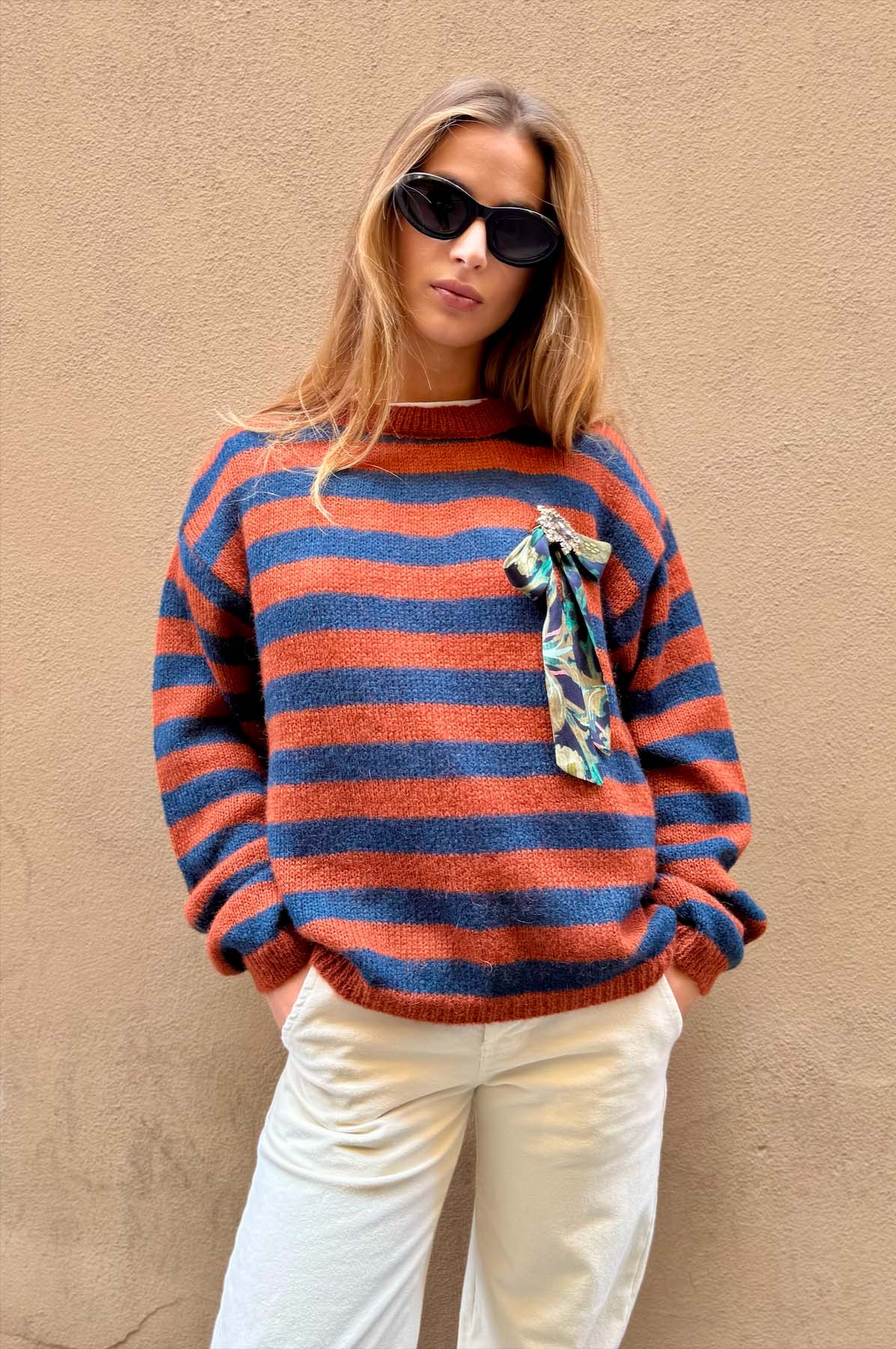 Maglia Riga Paricollo