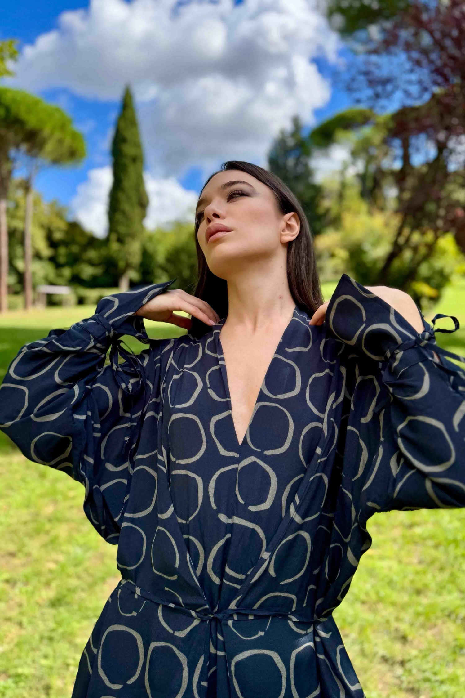 Abito Kimono Zaffiro