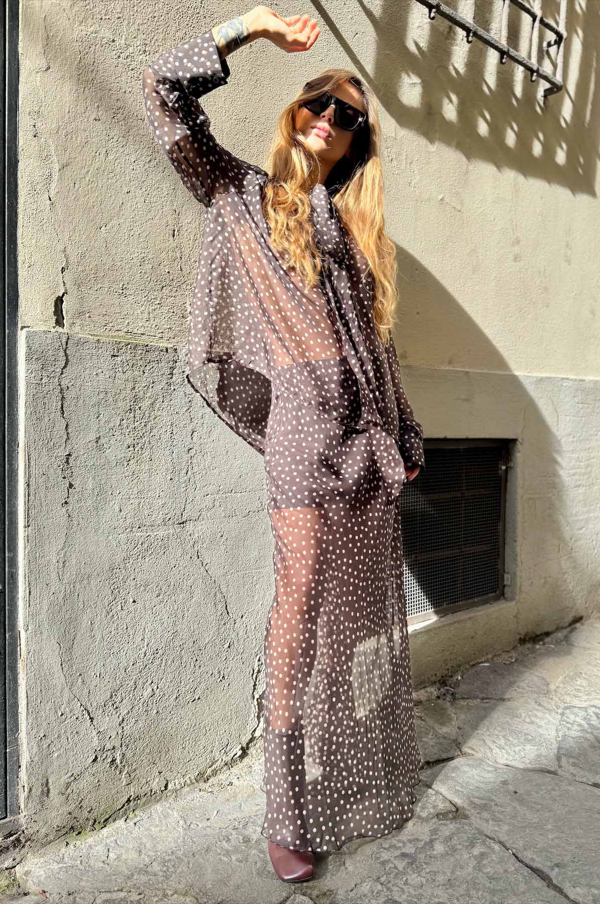 Gonna Pois Trasparente