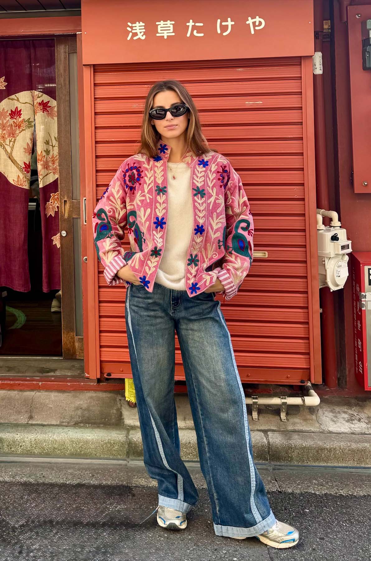 Giacca Ricamata in Velluto