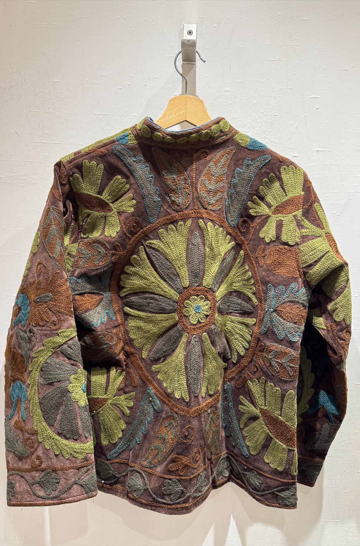 Giacca Ricamata in Velluto