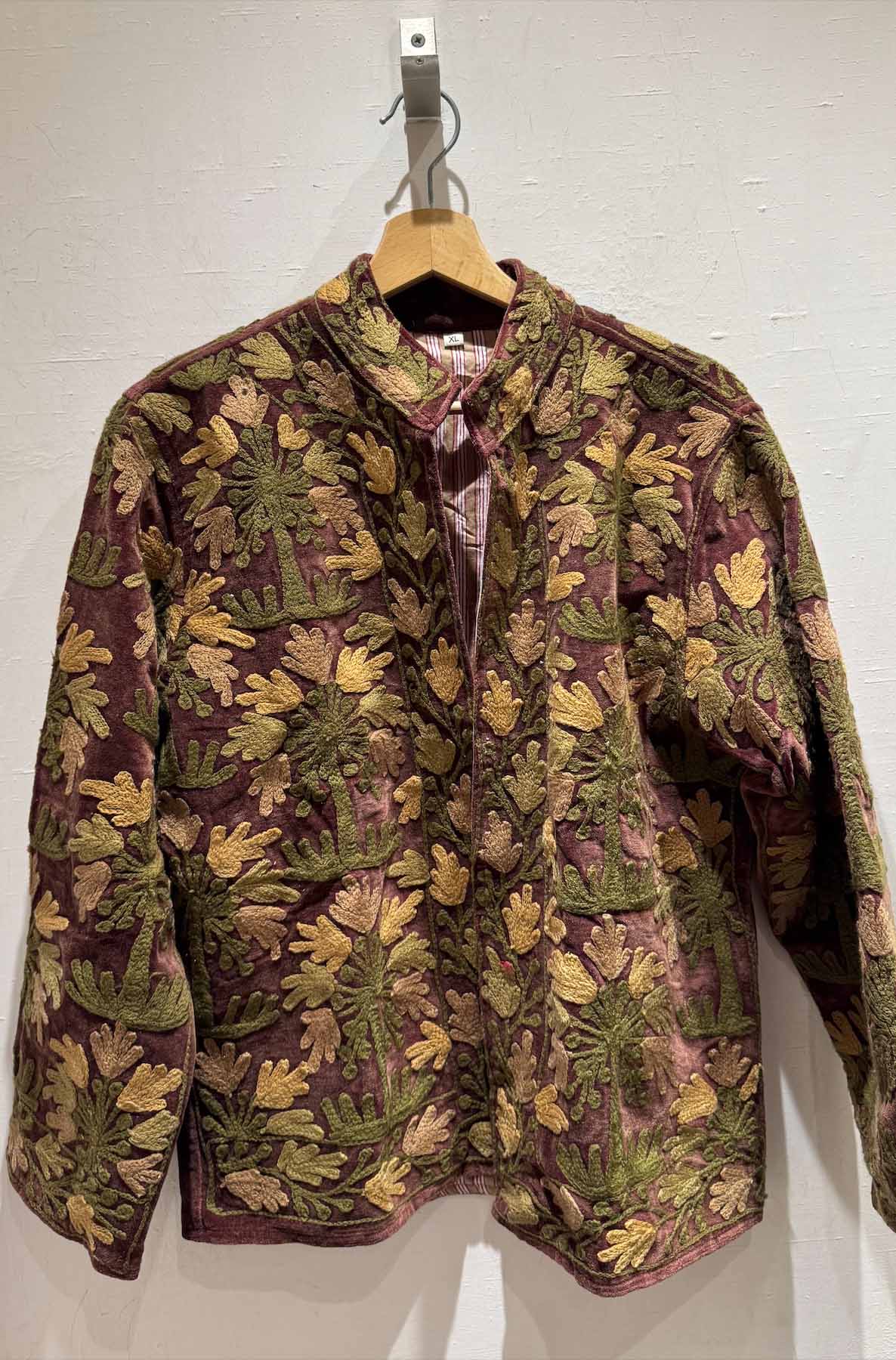 Giacca Ricamata in Velluto