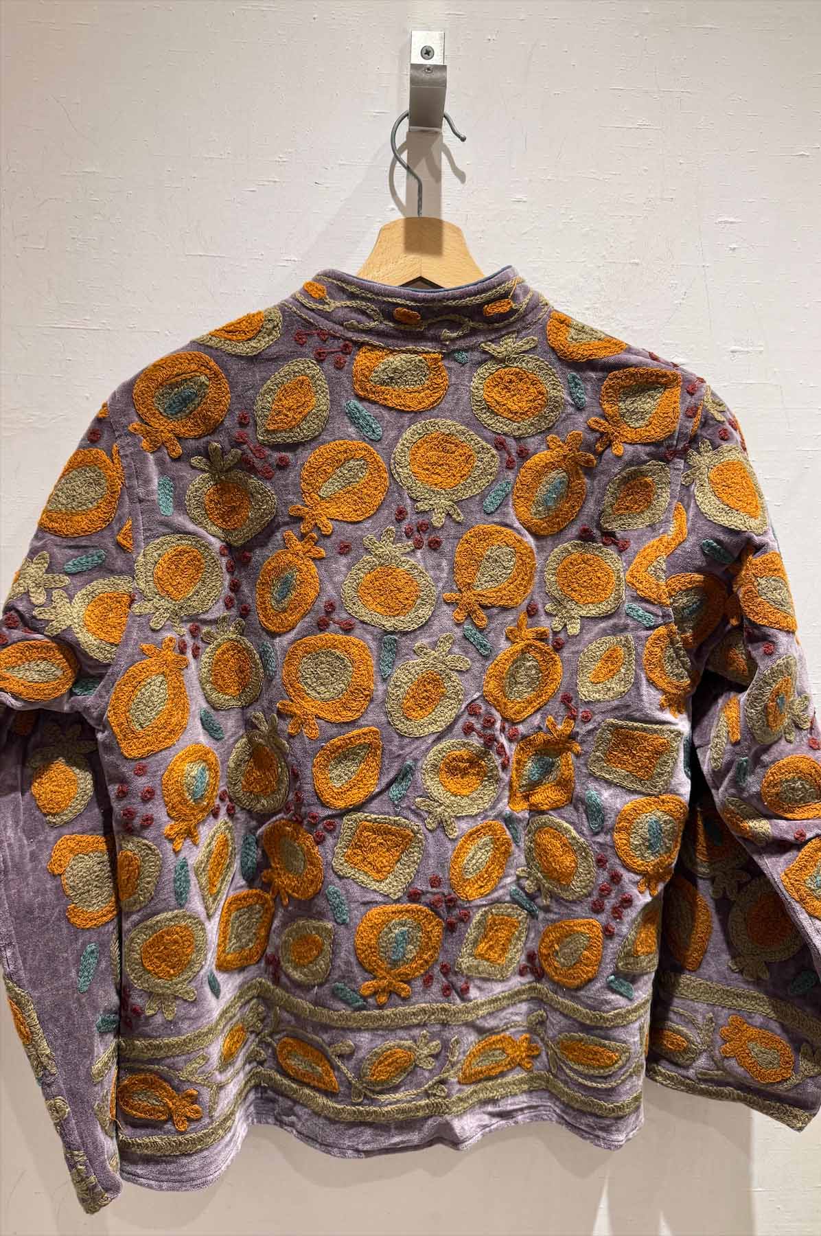 Giacca Ricamata in Velluto