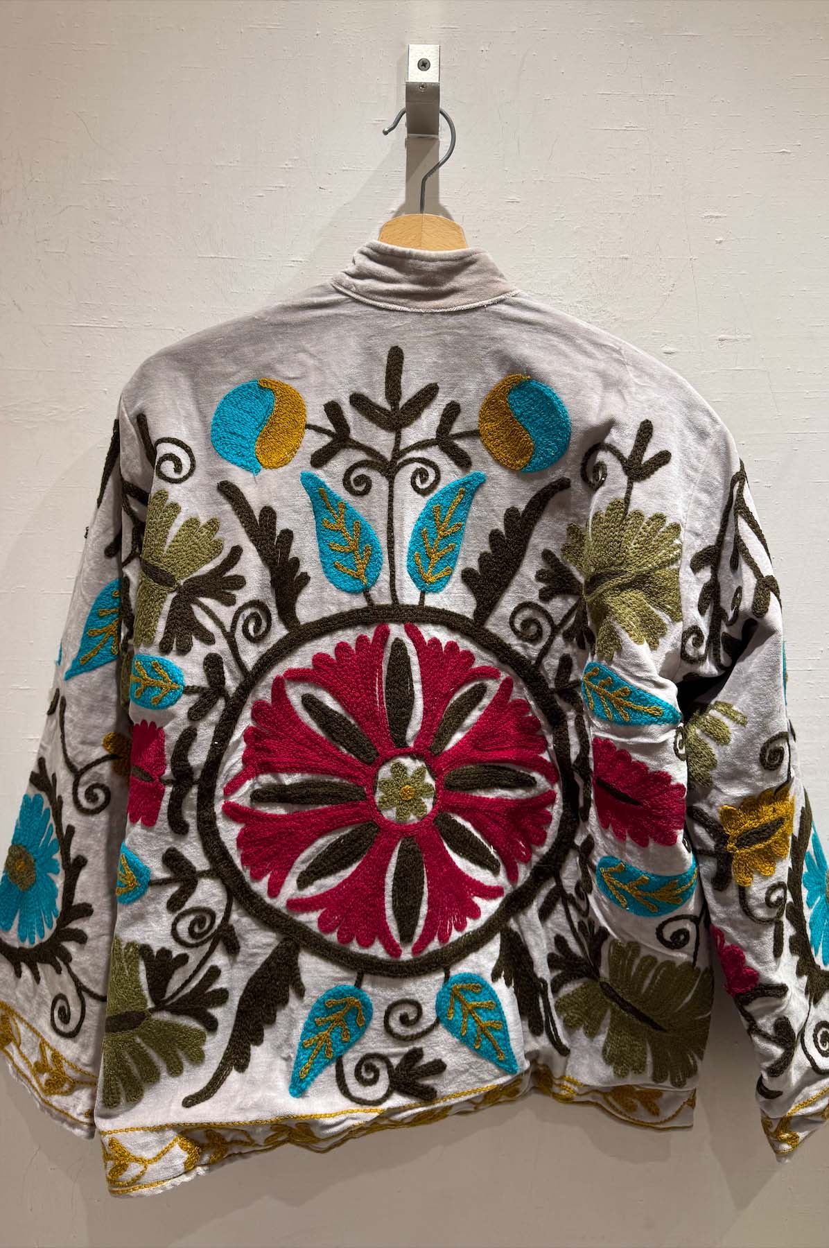 Giacca Ricamata in Velluto