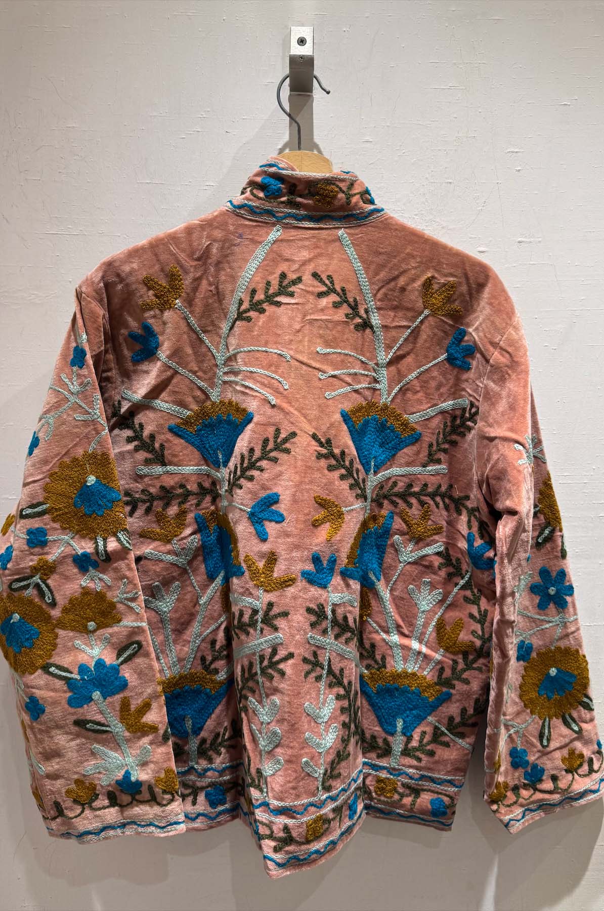 Giacca Ricamata in Velluto