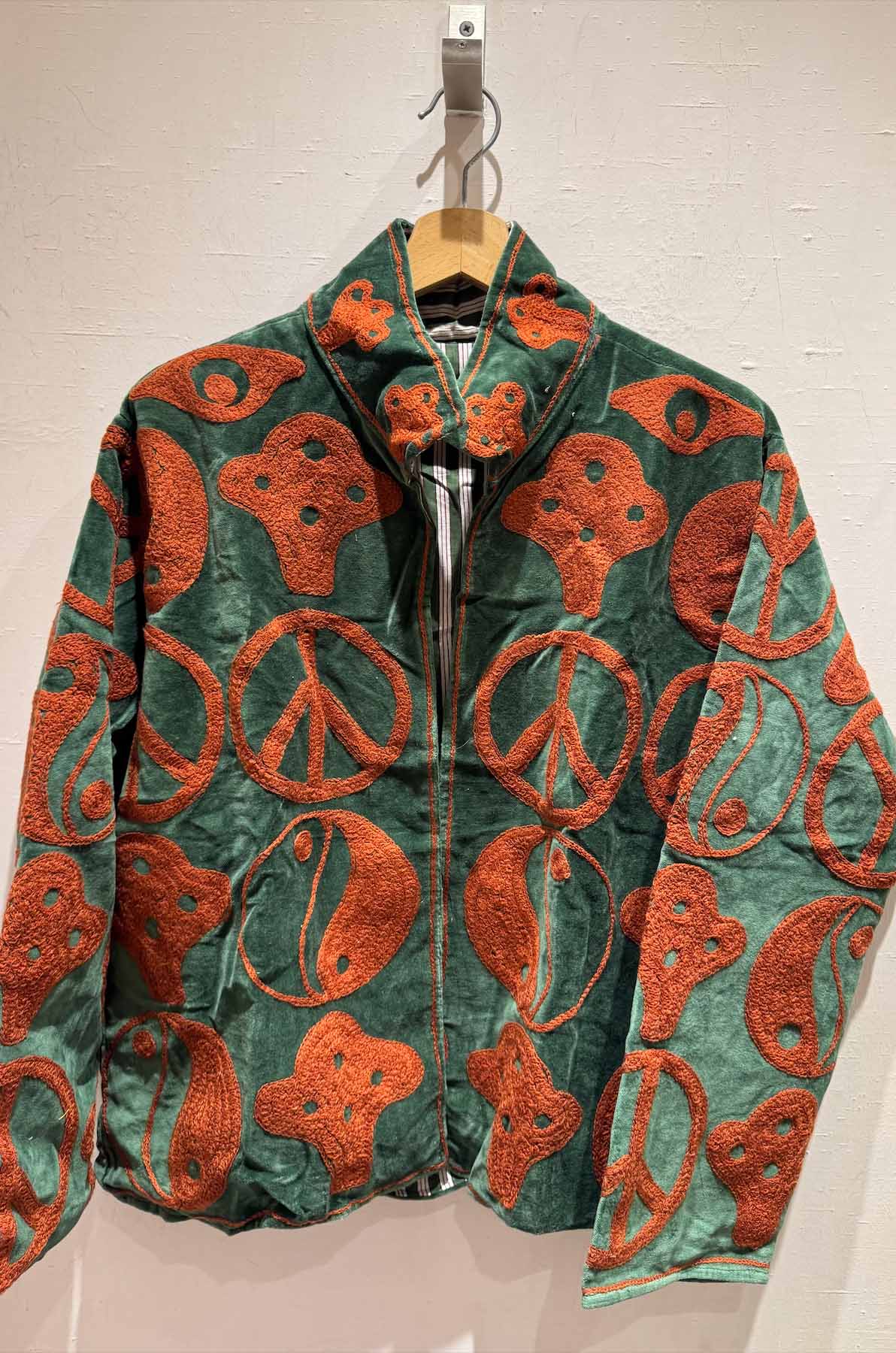 Giacca Ricamata in Velluto