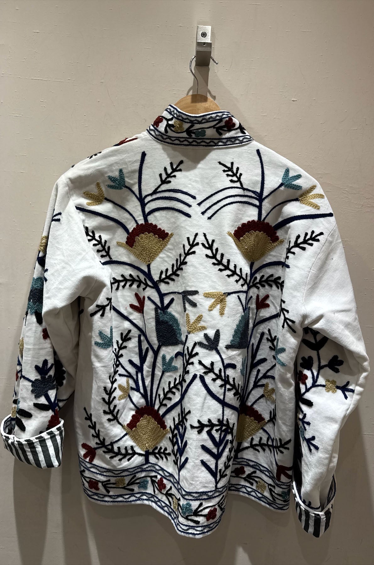 Giacca Ricamata in Velluto