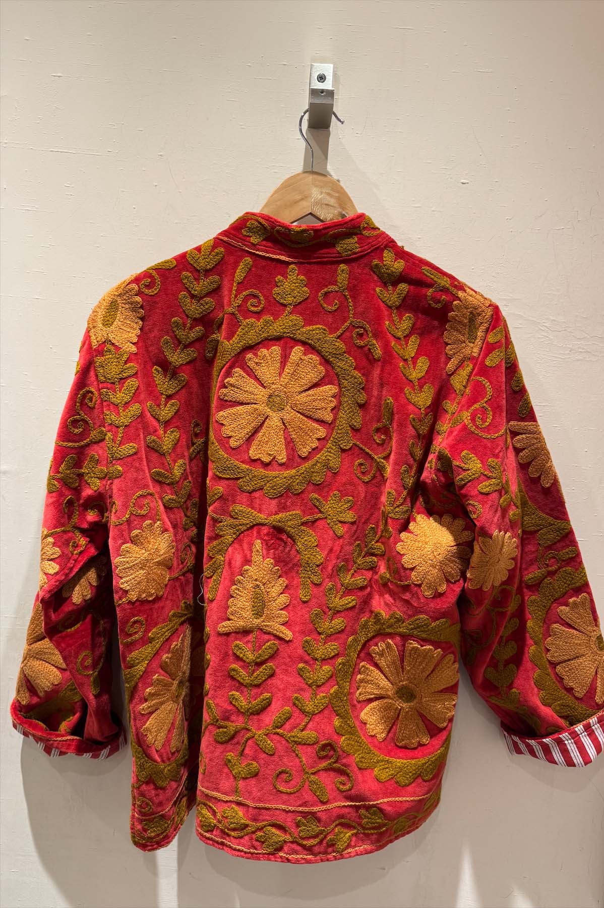 Giacca Ricamata in Velluto