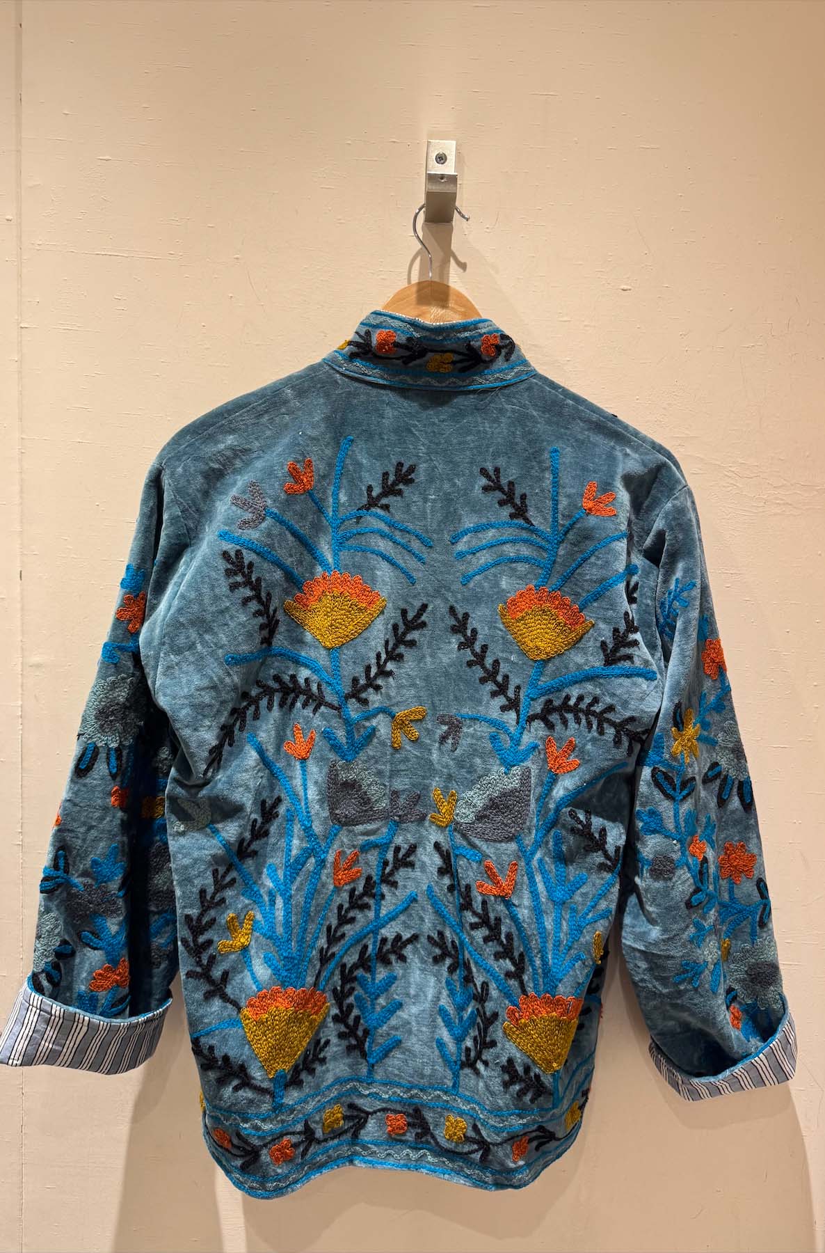 Giacca Ricamata in Velluto