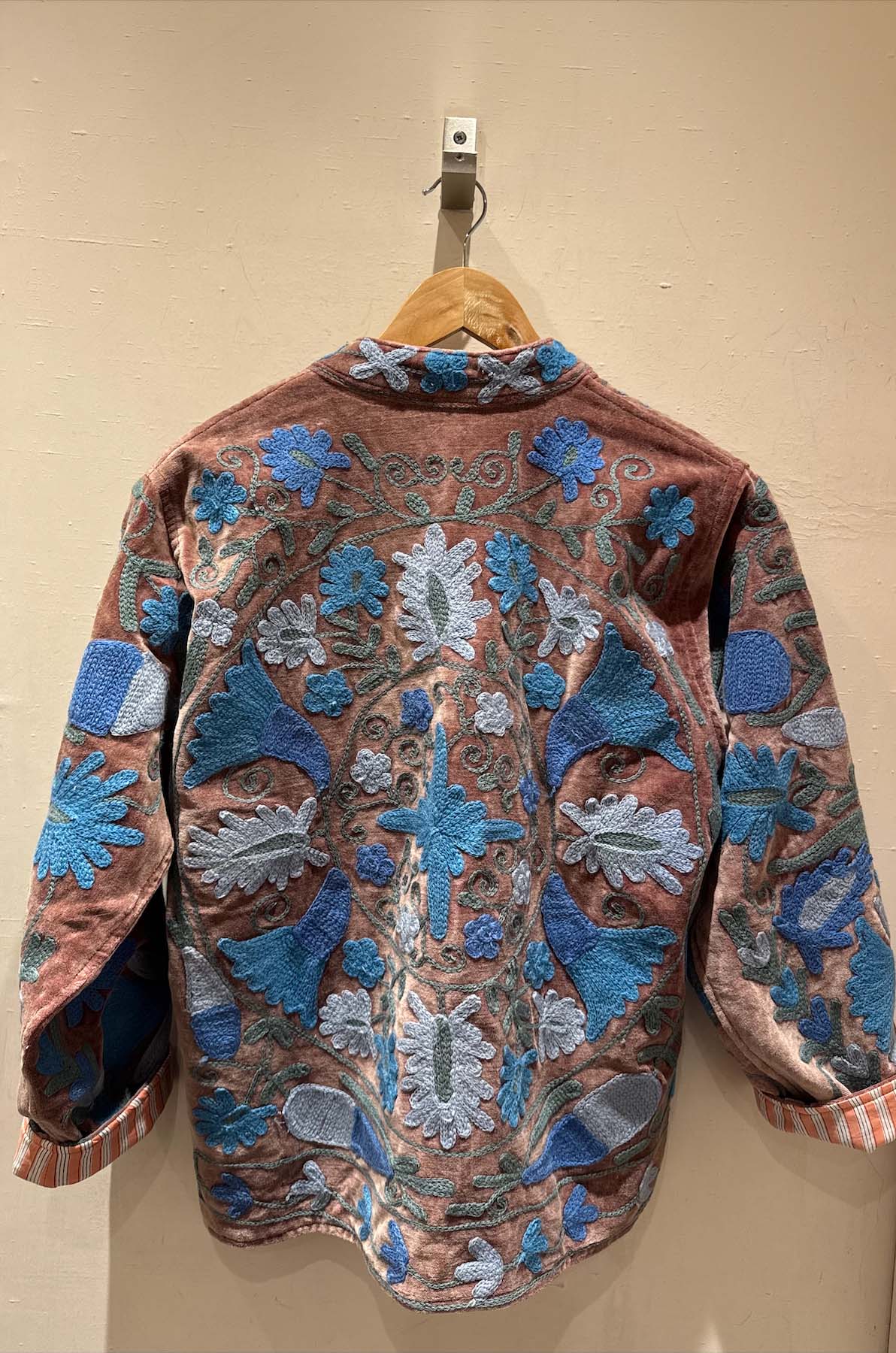 Giacca Ricamata in Velluto