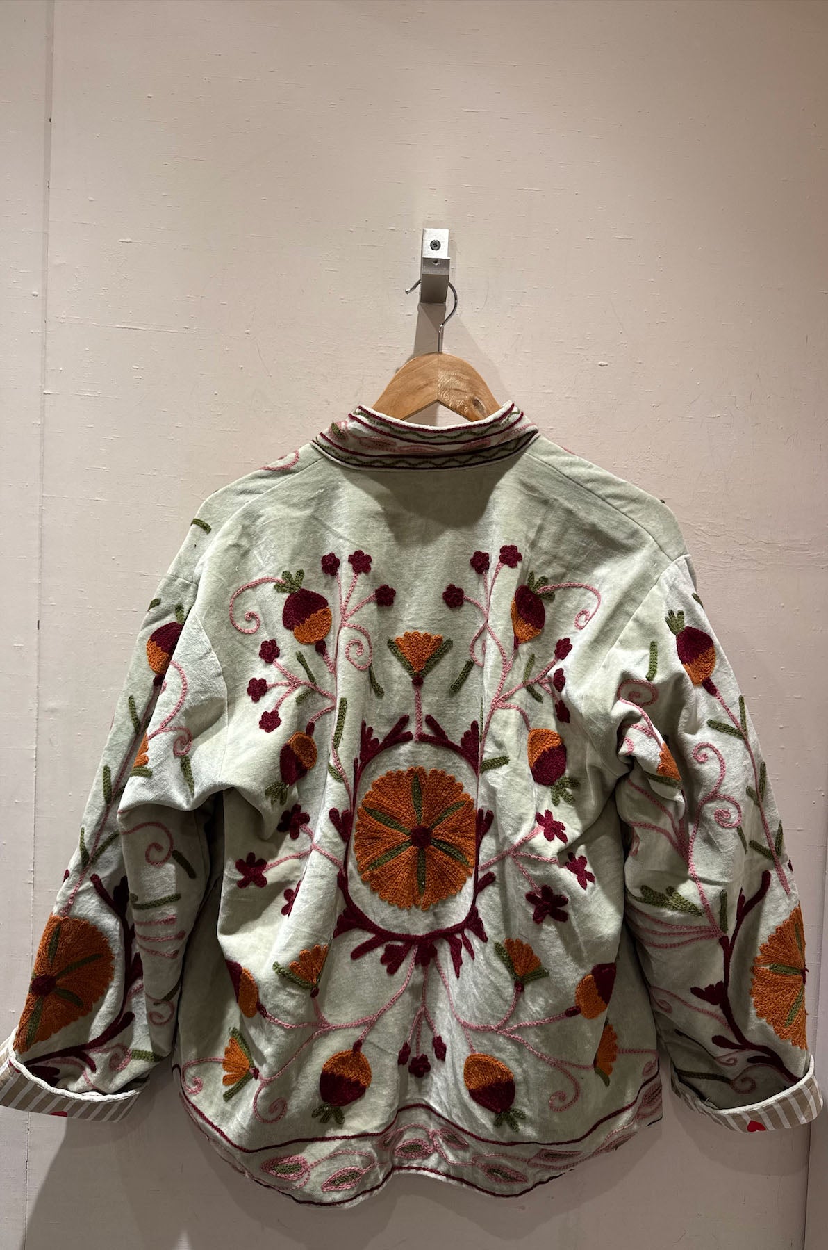 Giacca Ricamata in Velluto