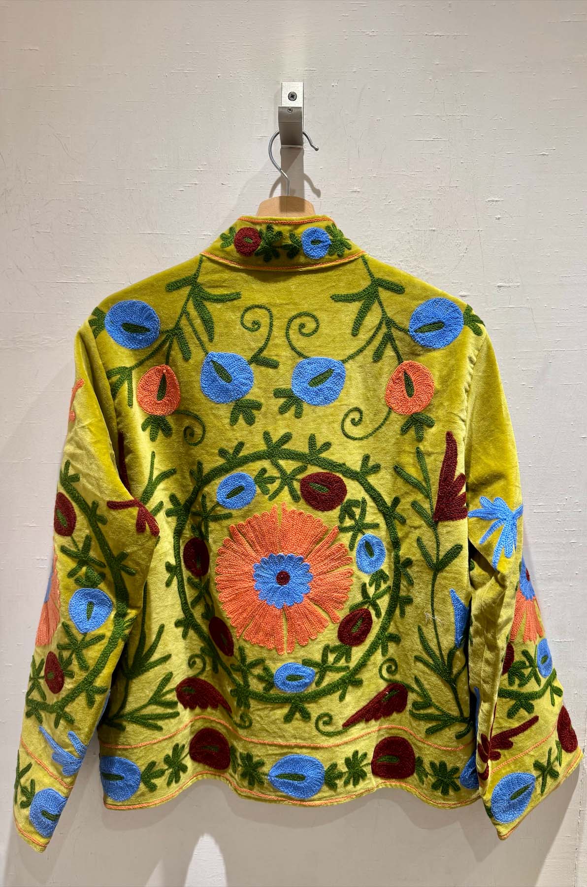 Giacca Ricamata in Velluto