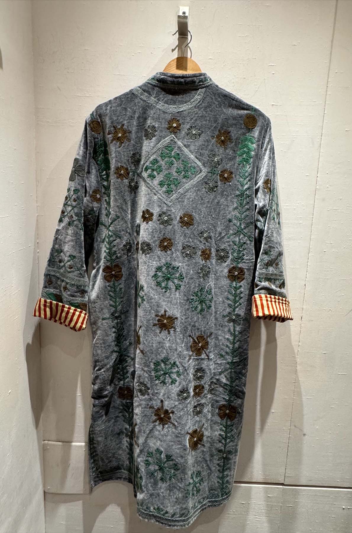 Giacca Lunga Ricamata