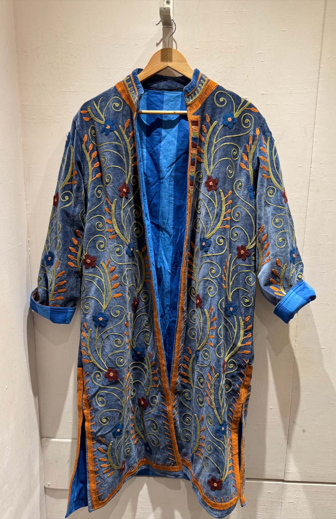 Giacca Lunga Ricamata