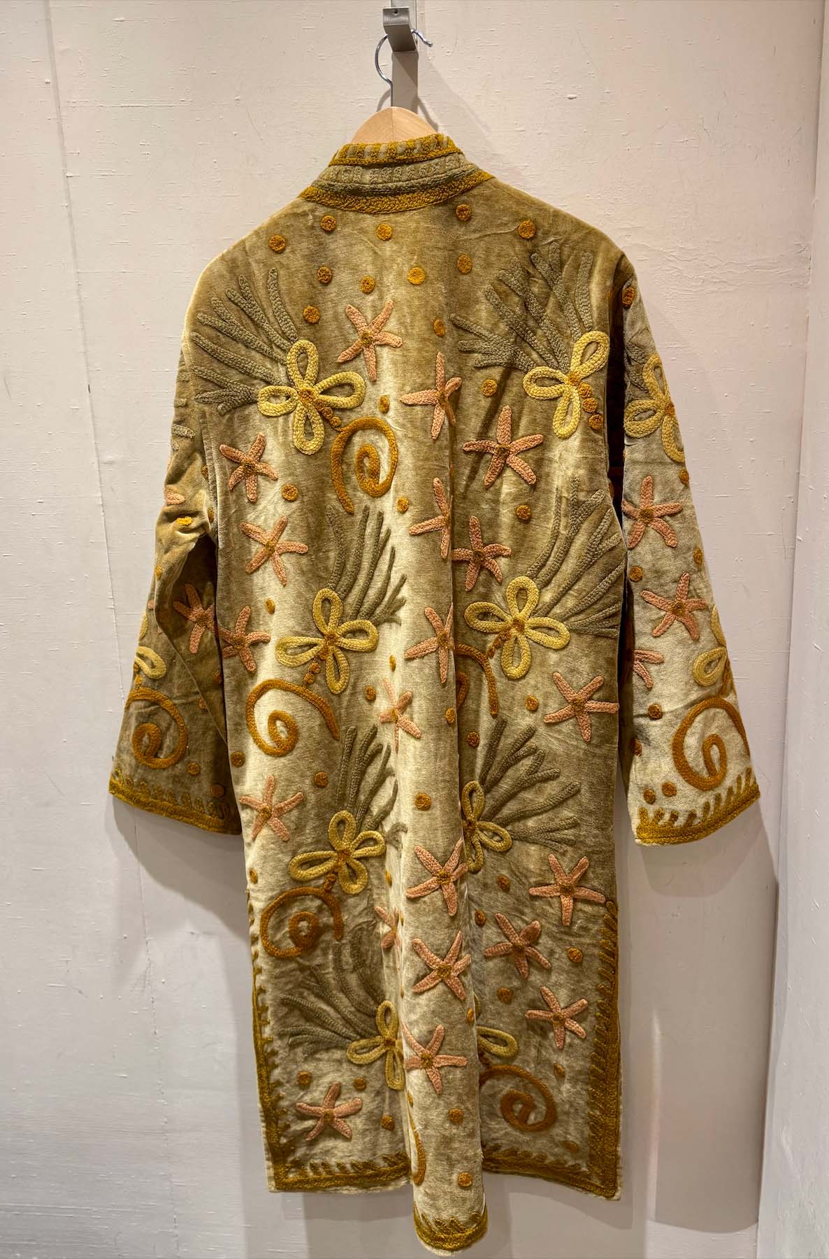 Giacca Lunga Ricamata