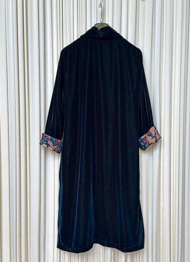 Kimono velluto lungo