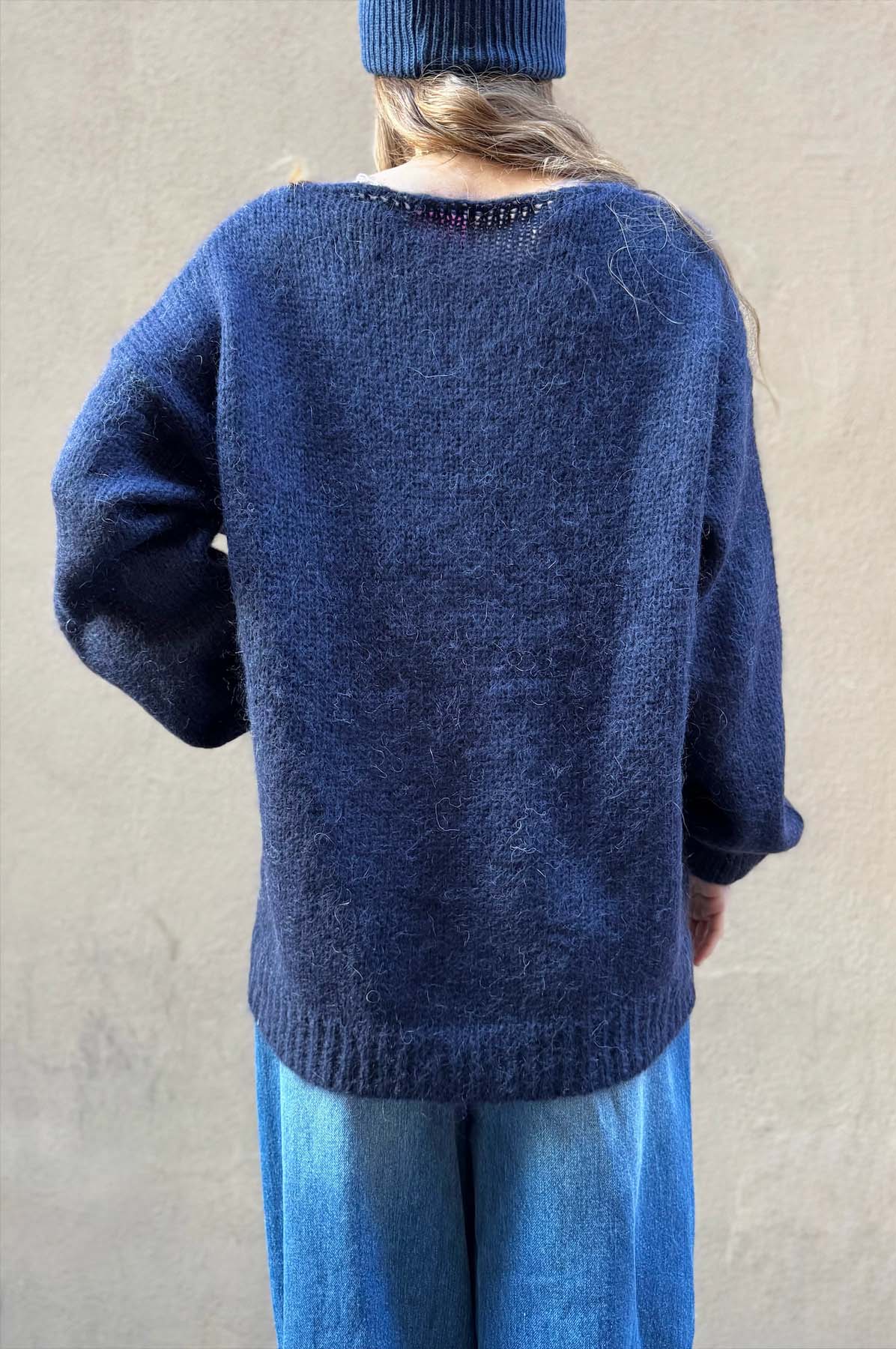 Maglione Morbido Mohair scollo a V