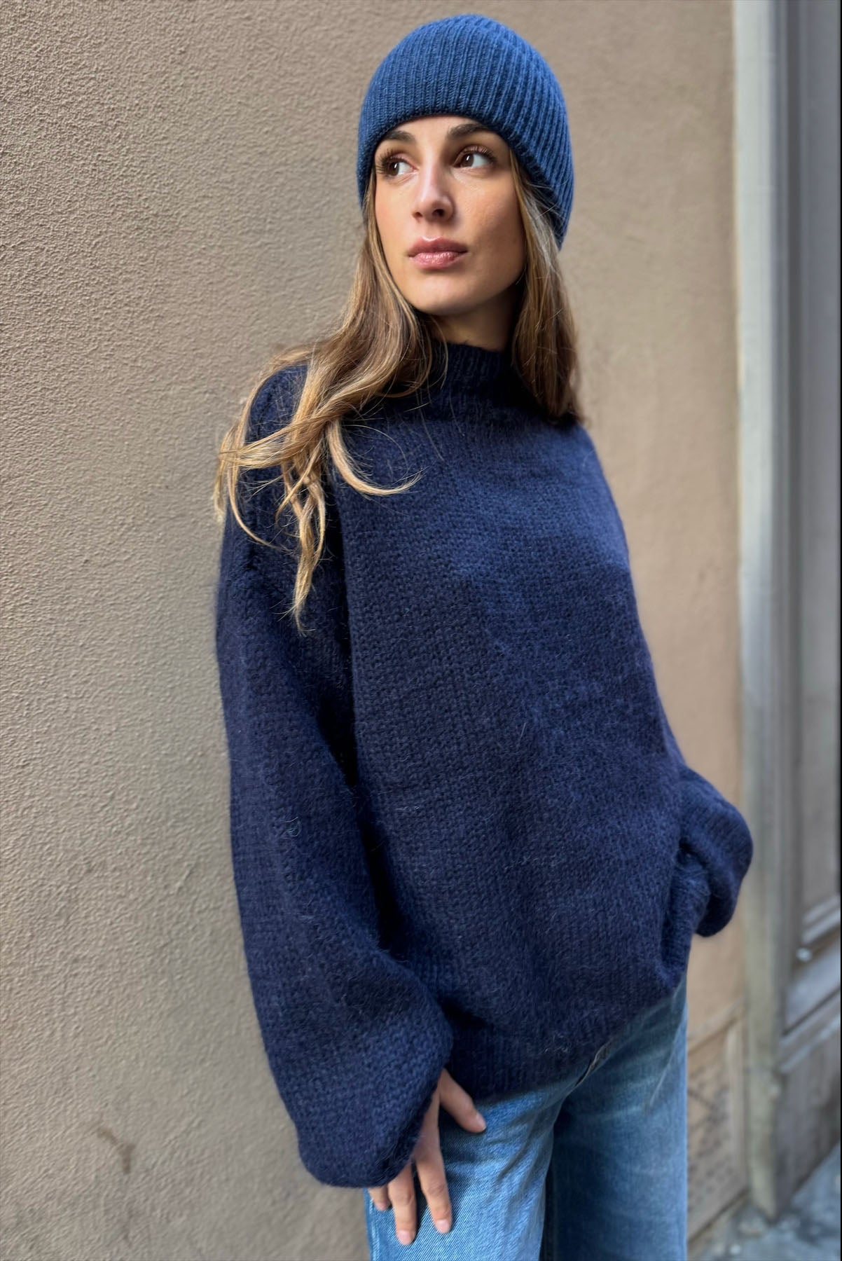 Maglione Morbido Mohair collo lupetto