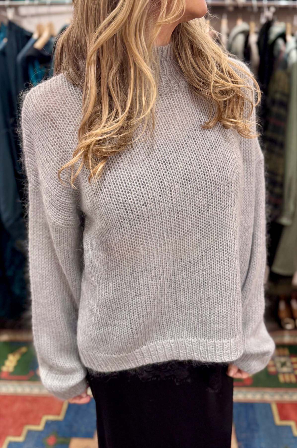 Maglione Morbido Mohair collo lupetto