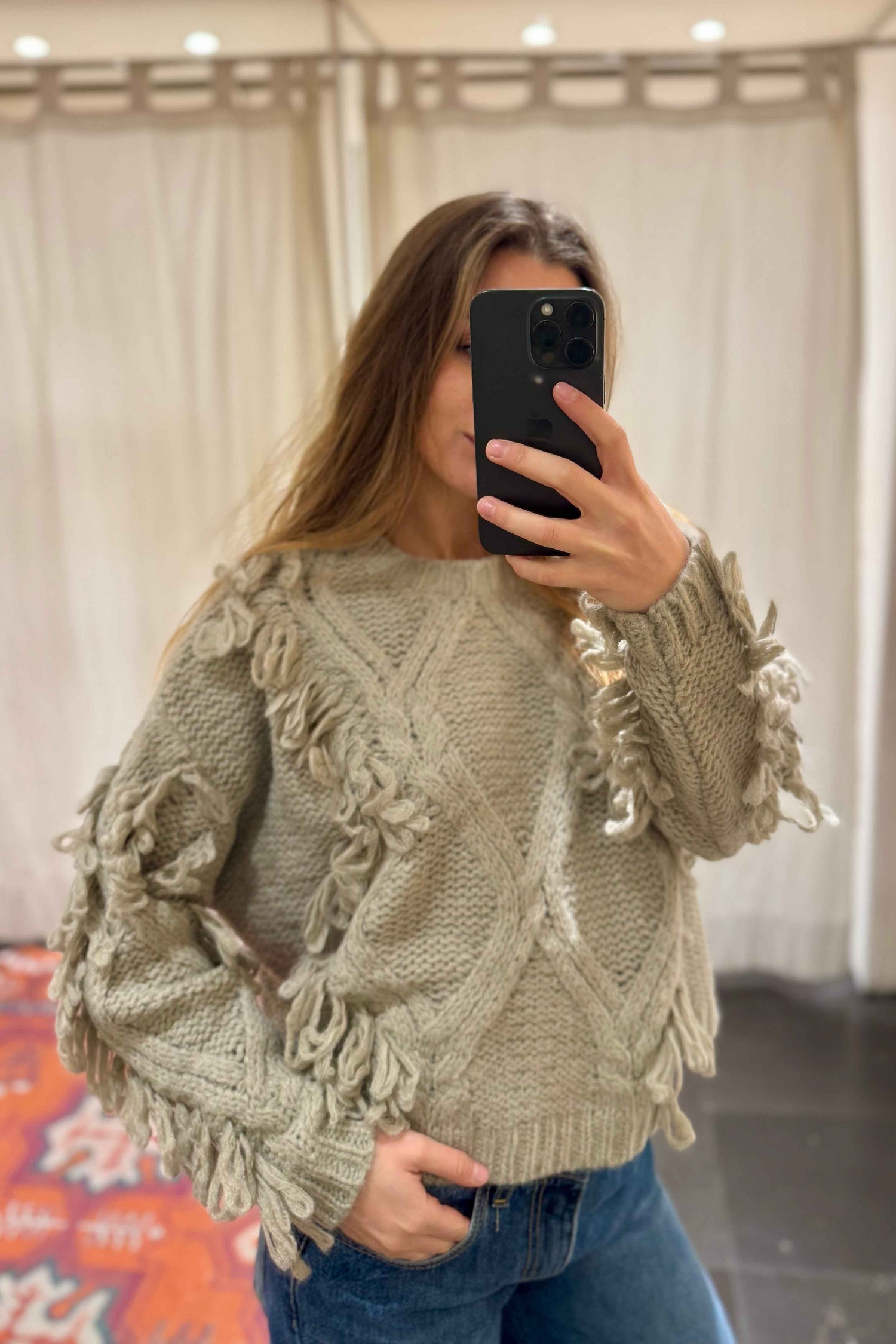 Maglione Corto Operato