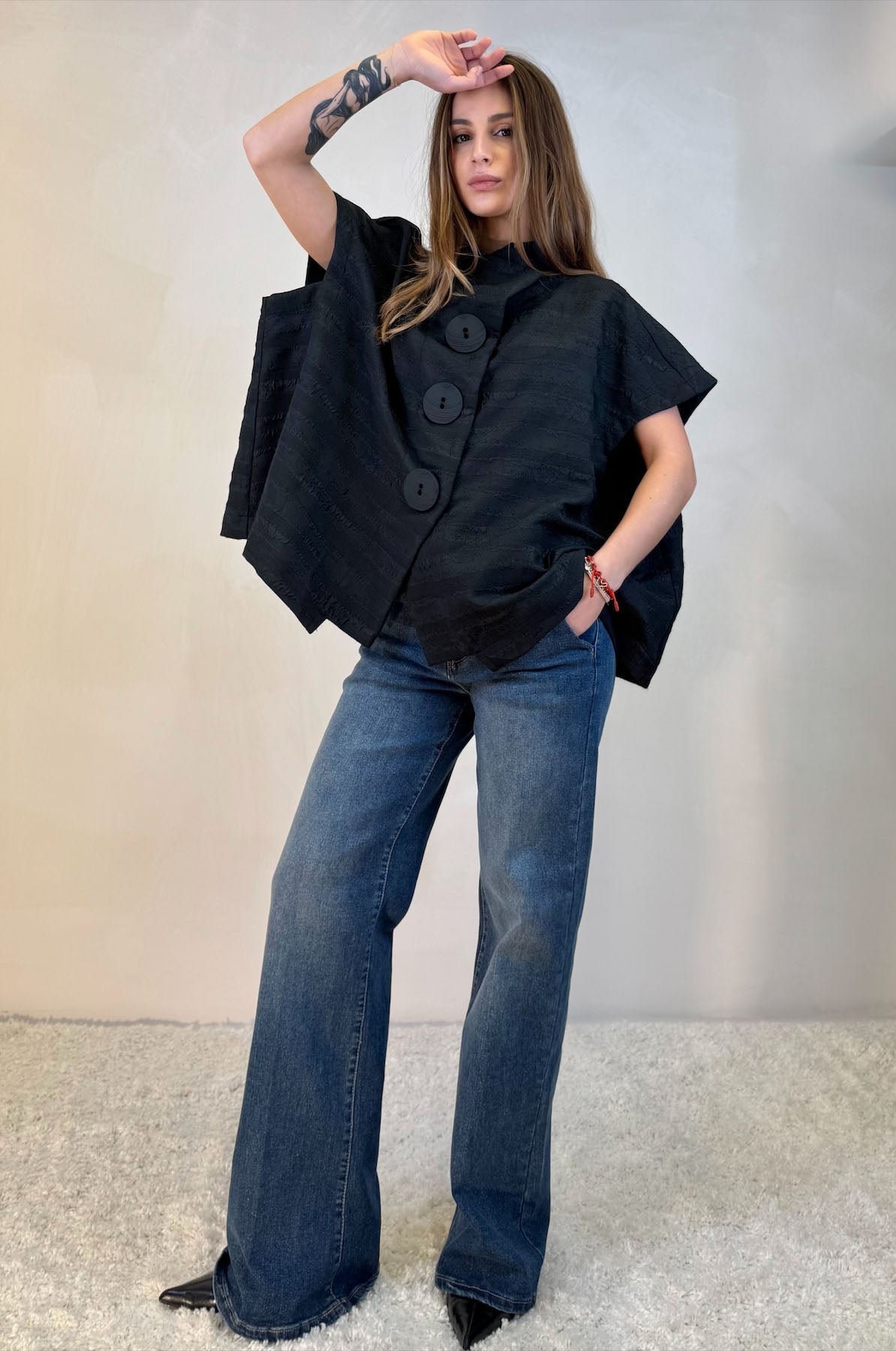 Giacca Camicia Svasata